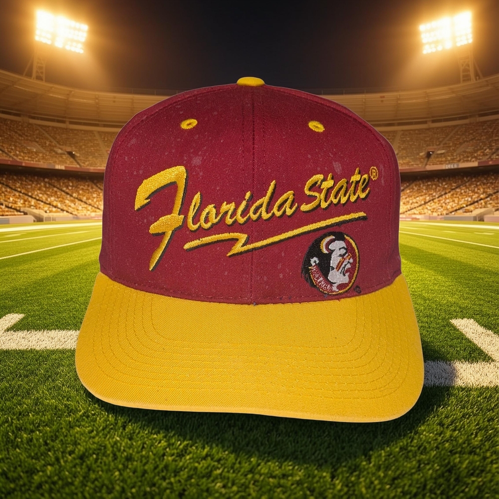 Vtg FSU Seminoles Snapback Hat